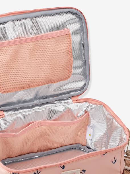 Sac isotherme bleu grisé+rose nude - vertbaudet enfant 