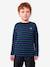 Gestreept kinder-T-shirt PETIT BATEAU blauw - vertbaudet enfant 