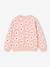 Sweat fille col rond écru+ivoire+rose pâle+taupe - vertbaudet enfant 