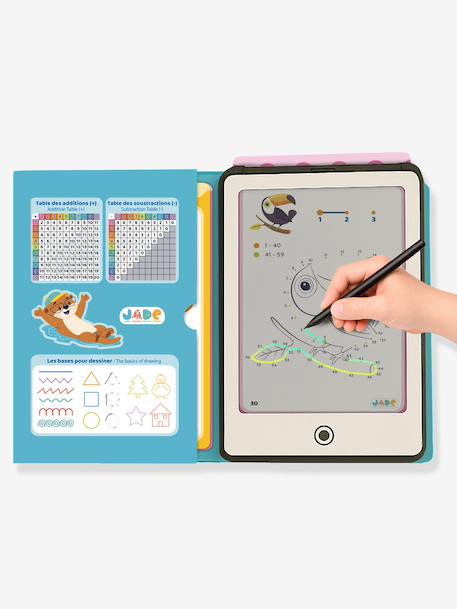 Tablette d'activités 30 activités bleu - vertbaudet enfant 