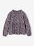 Blouse met print antraciet+vanille - vertbaudet enfant 