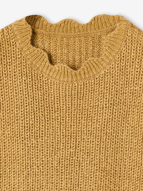 Pull fantaisie sans manche fille marine+olive - vertbaudet enfant 