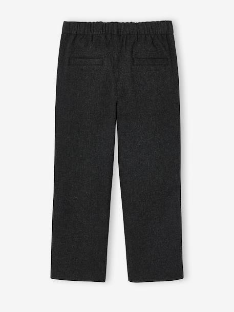 Pantalon droit garçon anthracite - vertbaudet enfant 