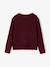 Gilet col boutonné fille bordeaux - vertbaudet enfant 