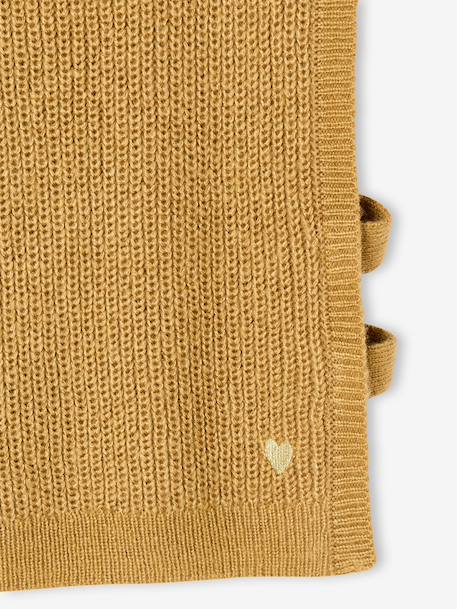 Pull fantaisie sans manche fille marine+olive - vertbaudet enfant 