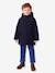 Halflange kinderparka PB marineblauw - vertbaudet enfant 