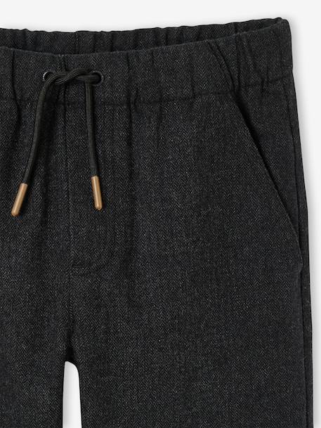 Pantalon droit garçon anthracite - vertbaudet enfant 