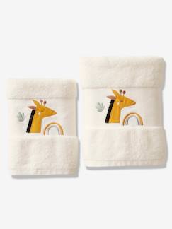 Linge de maison et décoration-Serviette de bain Girafe