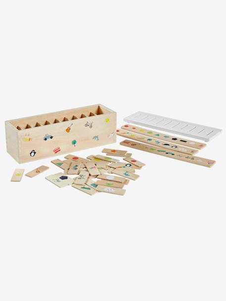 Boîte de tri formes et couleurs en bois FSC® multicolore - vertbaudet enfant 