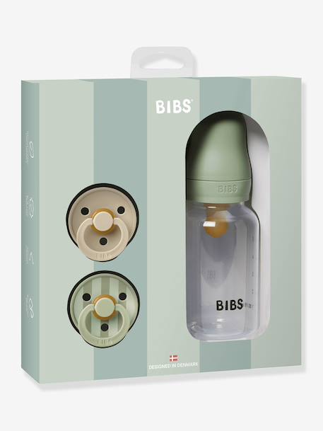Coffret cadeau naissance les essentiels bleu+blush+sauge - vertbaudet enfant 
