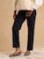 Jean mom de grossesse denim noir+stone - vertbaudet enfant 