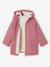 Ciré fille à capuche doublé sherpa anthracite+indigo+mauve+multicolore+vert - vertbaudet enfant 