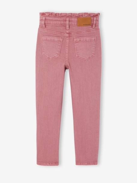 Pantalon slim fille morphologie fin encre+mauve - vertbaudet enfant 