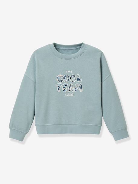 Sweat Cool Team bleu grisé - vertbaudet enfant 