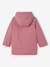 Regenjas voor meisjes met capuchon en sherpa voering antraciet+groen+indigoblauw+meerkleurig+zachtpaars - vertbaudet enfant 