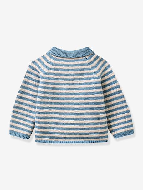 Ensemble naissance marin rayé rayé bleu - vertbaudet enfant 