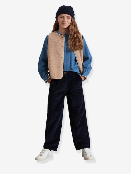 Wijde broek CYRILLUS rood - vertbaudet enfant 