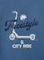 T-shirt manches longues imprimé bleu grisé - vertbaudet enfant 