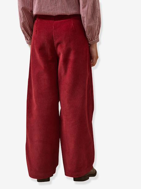 Wijde broek CYRILLUS rood - vertbaudet enfant 