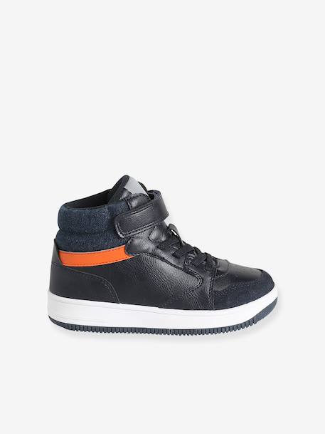 Baskets montantes enfant garçon marine - vertbaudet enfant 
