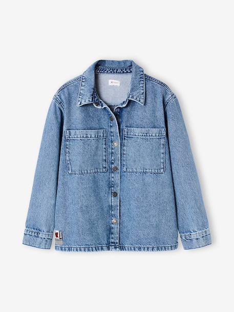 Denim overhemd voor jongens stone - vertbaudet enfant 