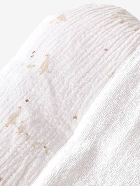 Matelas à langer en gaze de coton écru - vertbaudet enfant 