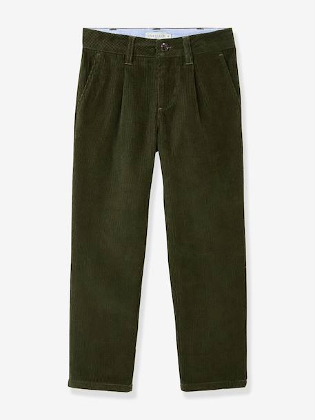Ribfluwelen chino CYRILLUS dennen - vertbaudet enfant 
