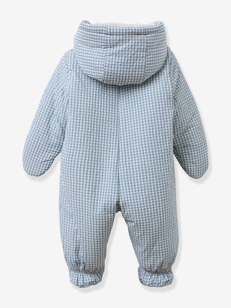 Combinaison pilote vichy bleu - vertbaudet enfant 