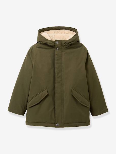 Sherpaparka CYRILLUS kaki - vertbaudet enfant 