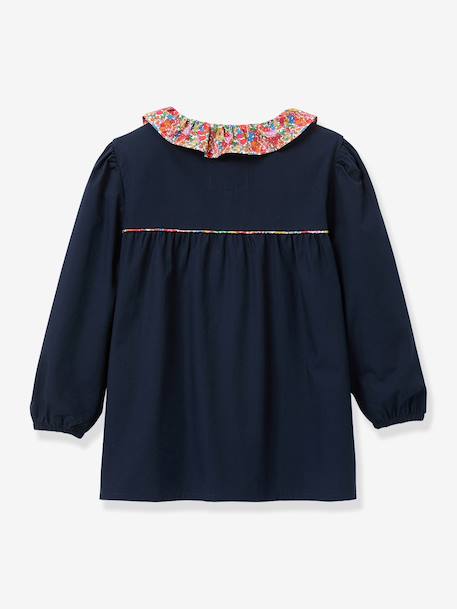 Tablier col fleuri rouge - vertbaudet enfant 