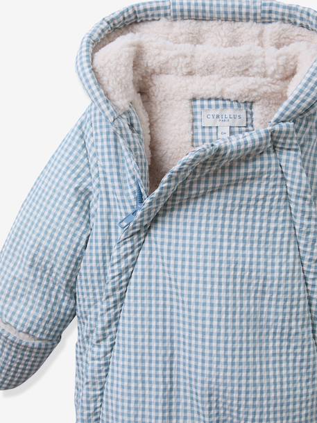 Combinaison pilote vichy bleu - vertbaudet enfant 