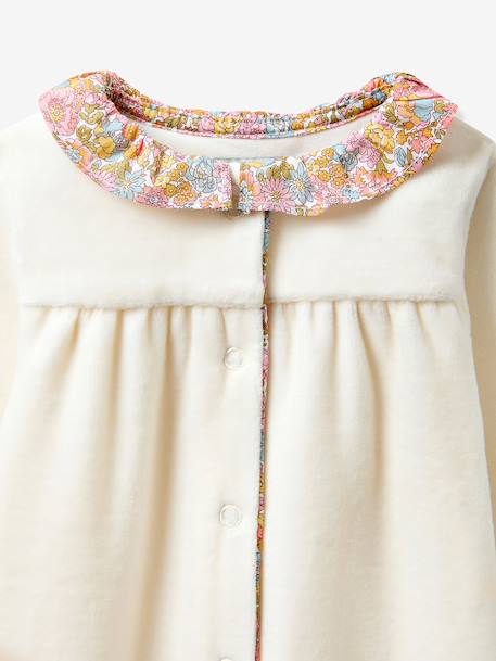 Pyjama à col volanté rose - vertbaudet enfant 