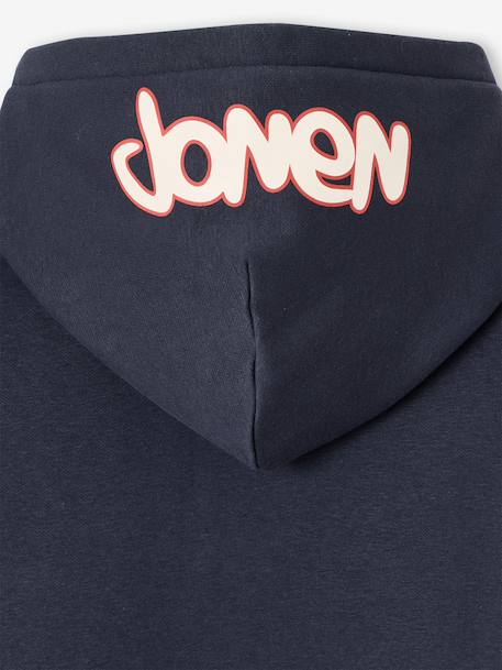 Sweat à capuche garçon gris ardoise - vertbaudet enfant 