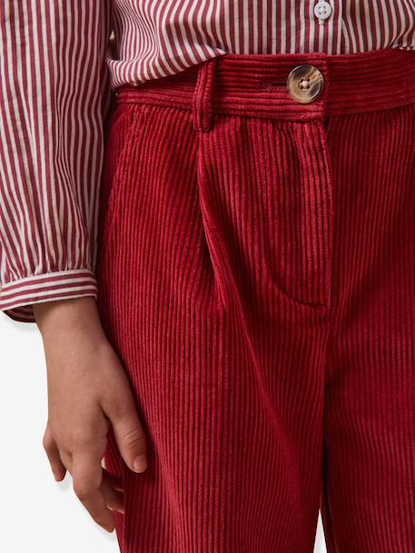 Wijde broek CYRILLUS rood - vertbaudet enfant 