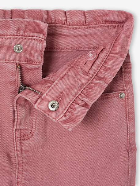 Pantalon slim fille morphologie fin encre+mauve - vertbaudet enfant 