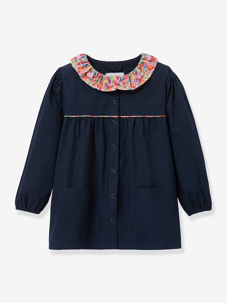 Tablier col fleuri rouge - vertbaudet enfant 