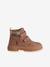 Jongensboots met klittenband bruin - vertbaudet enfant 