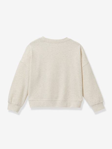 Sweater Bonjour CYRILLUS ecru - vertbaudet enfant 