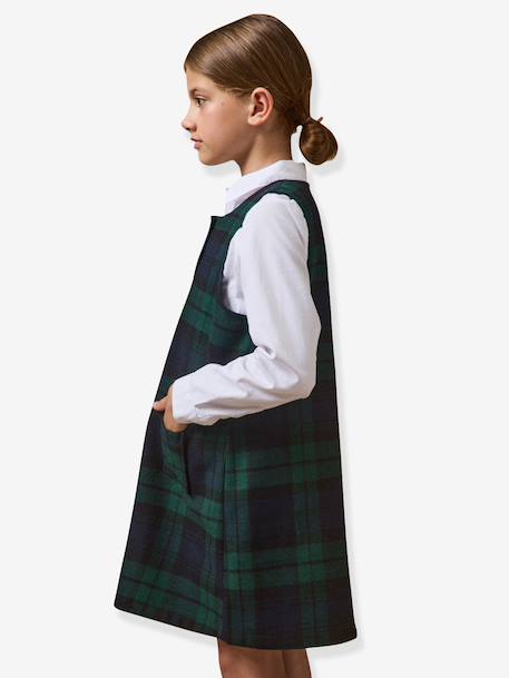 Robe à carreaux vert - vertbaudet enfant 
