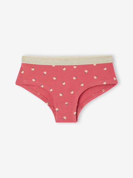 Set van 5 meisjesshorties oudroze - vertbaudet enfant 