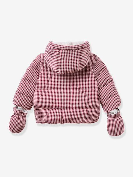 Doudoune vichy rouge - vertbaudet enfant 