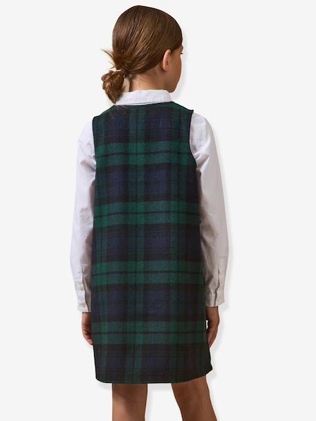 Robe à carreaux vert - vertbaudet enfant 