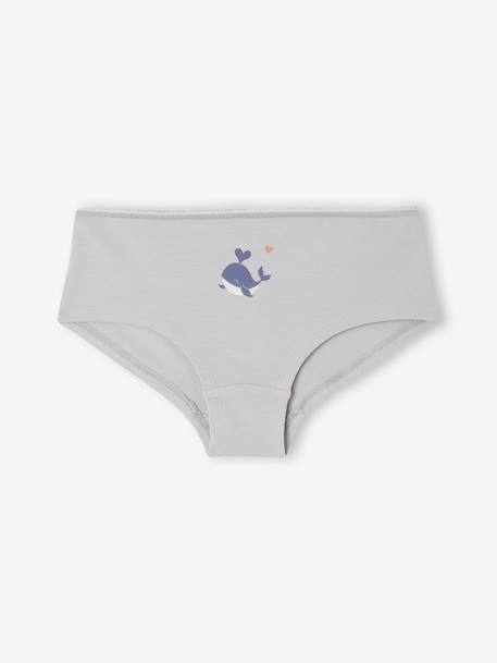 Lot de 7 shorties fille beige - vertbaudet enfant 