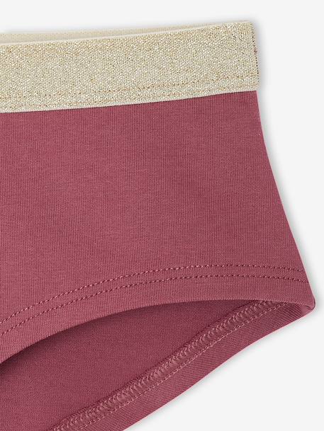 Set van 5 meisjesshorties oudroze - vertbaudet enfant 