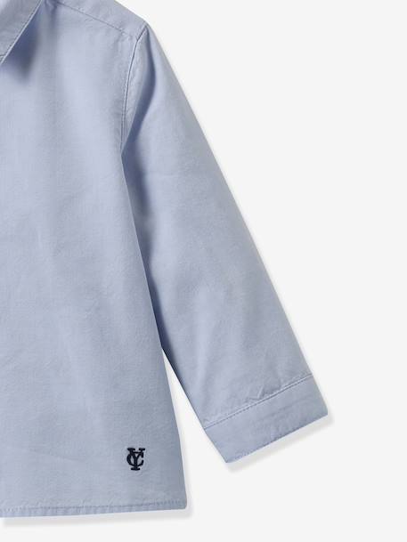 Chemise Oxford bleu clair - vertbaudet enfant 