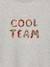Sweatshirt Cool Team CYRILLUS grijs - vertbaudet enfant 