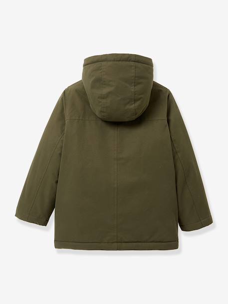 Parka sherpa kaki - vertbaudet enfant 