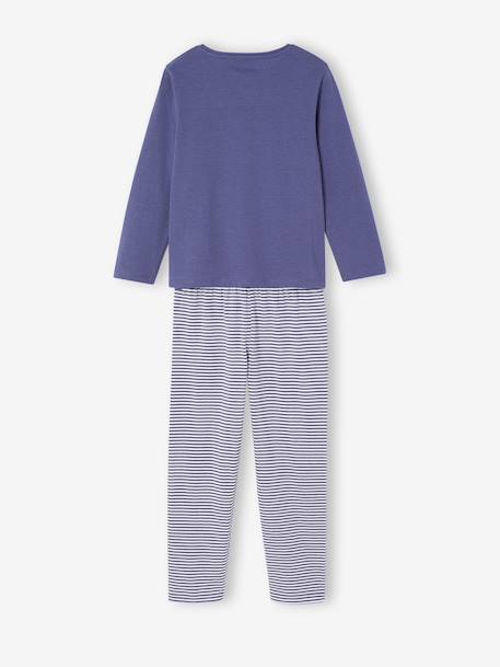 Lot de 2 pyjamas longs fille bleu ardoise - vertbaudet enfant 