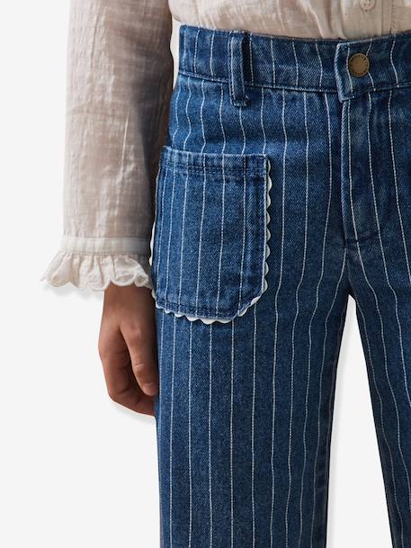 Pantalon rayé marine - vertbaudet enfant 