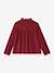 Fluwelen blouse CYRILLUS rood - vertbaudet enfant 